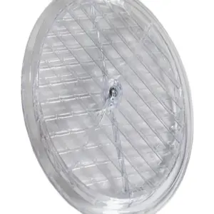 1 Stuk Transparant Aardgas Ventilatieglas Ventilatiedeksel Diameter 18 Cm Fma07215