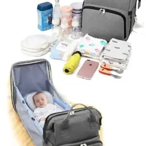 Babyverzorgingstas met bed Waterdichte wandelwagen Moeder Babytas met hanger Babyverzorgingstas met bed