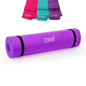 Pilates-mat en Pilates-bandset