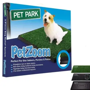 Hondentoilet Petzoom Dierenpark 64 cm x 51 cm x 3,8 cm groot formaat