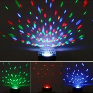 Led Crystal Musical Disco Ball 220 V USB-luidspreker bestuurd