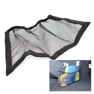 Zwarte auto mesh bagage-organizer