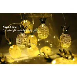 Decoratieve 3d Ananas Ampüllü Led Aydınlatma 10 Ledli